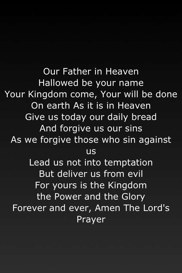 Lords Prayer Bible Quotes About. QuotesGram