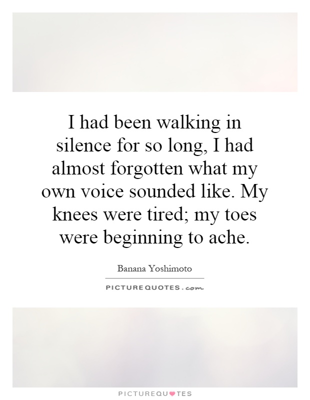 Walking In Silence Quotes. QuotesGram