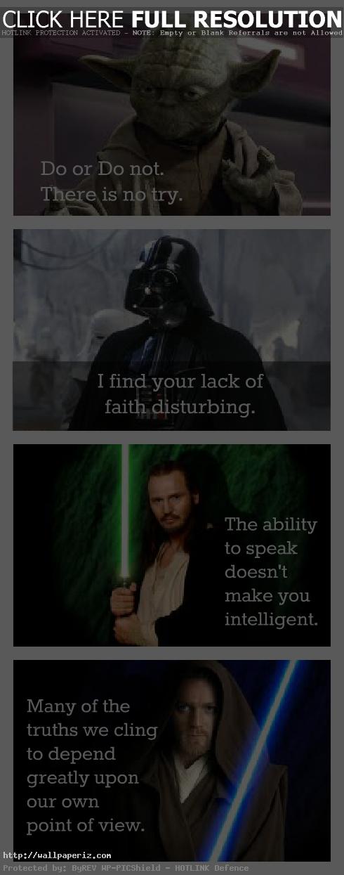 Star Wars Quotes About Life. QuotesGram