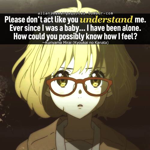 Saddest Anime Quotes. QuotesGram