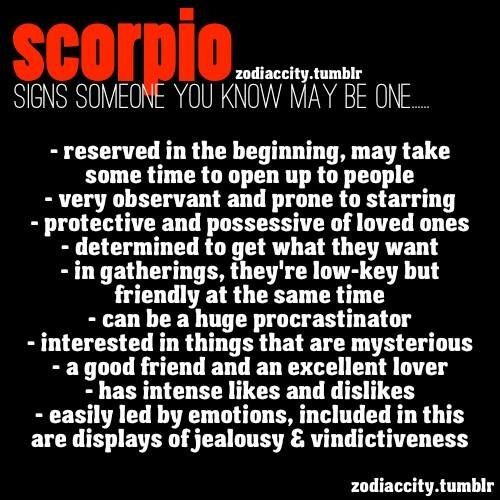 Personality traits scorpio 10 Bad