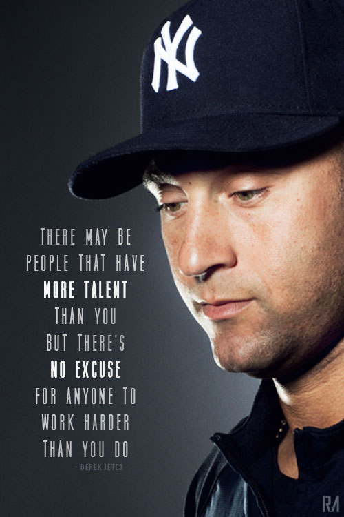 Derek Jeter Quote On Hard Work Derek Jeter Hard Work Quotes. QuotesGram