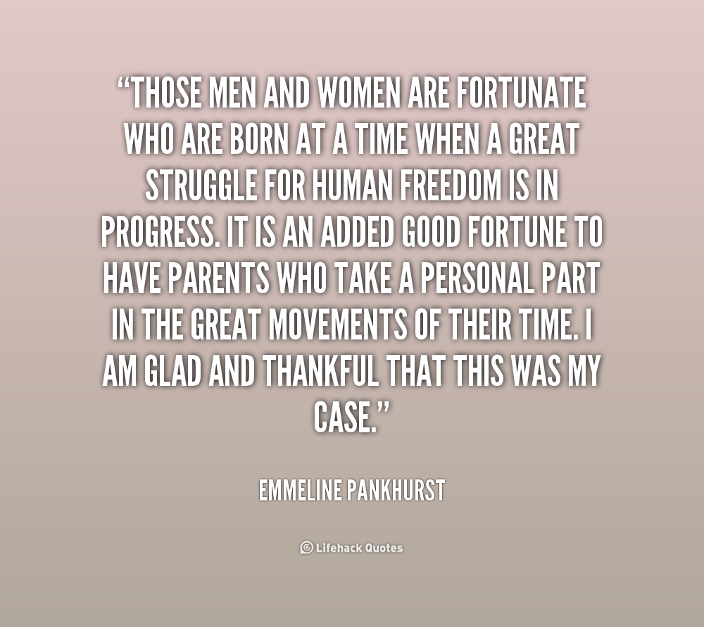 I Am Fortunate