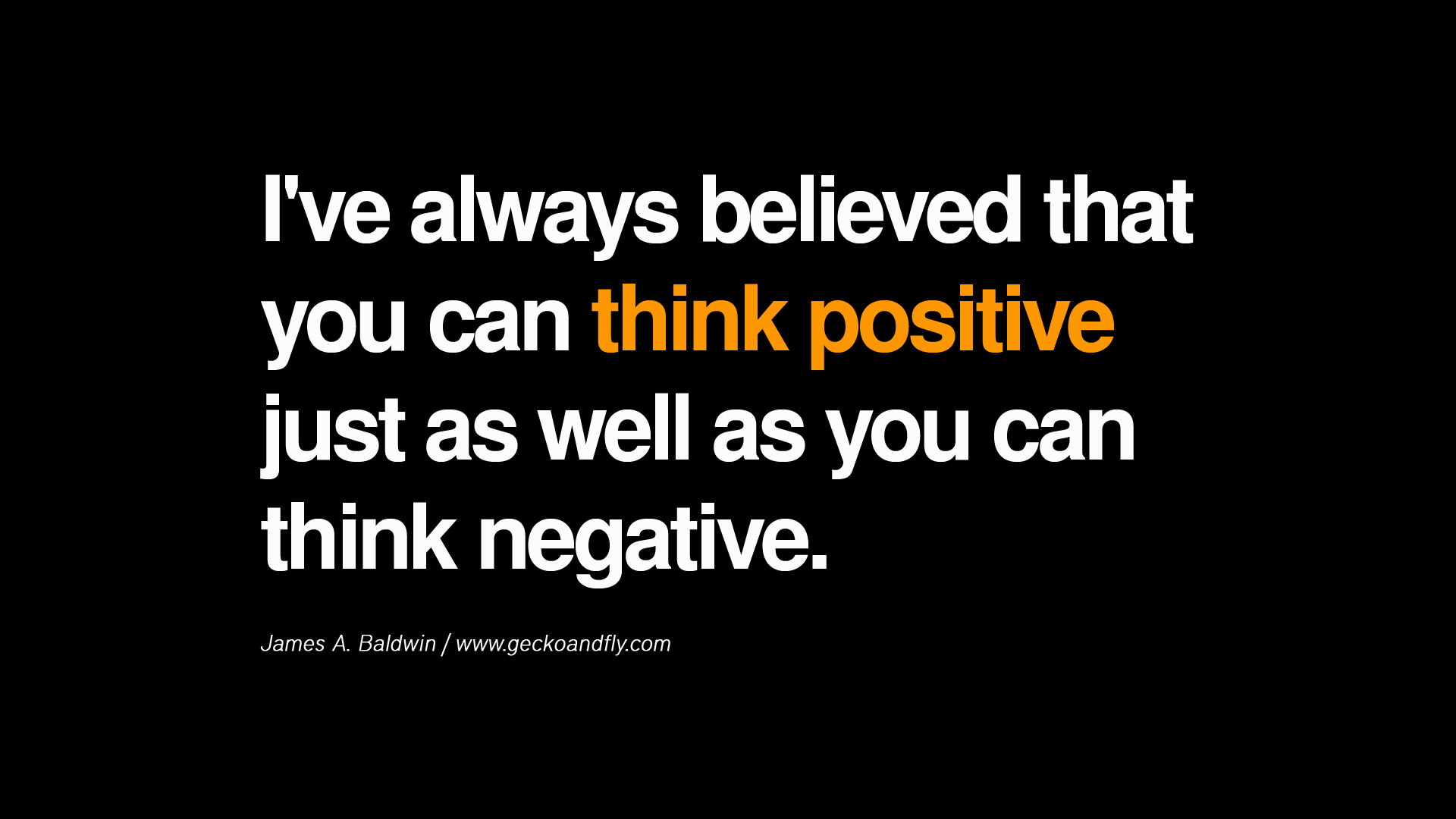 Always Think Positive Quotes. QuotesGram
