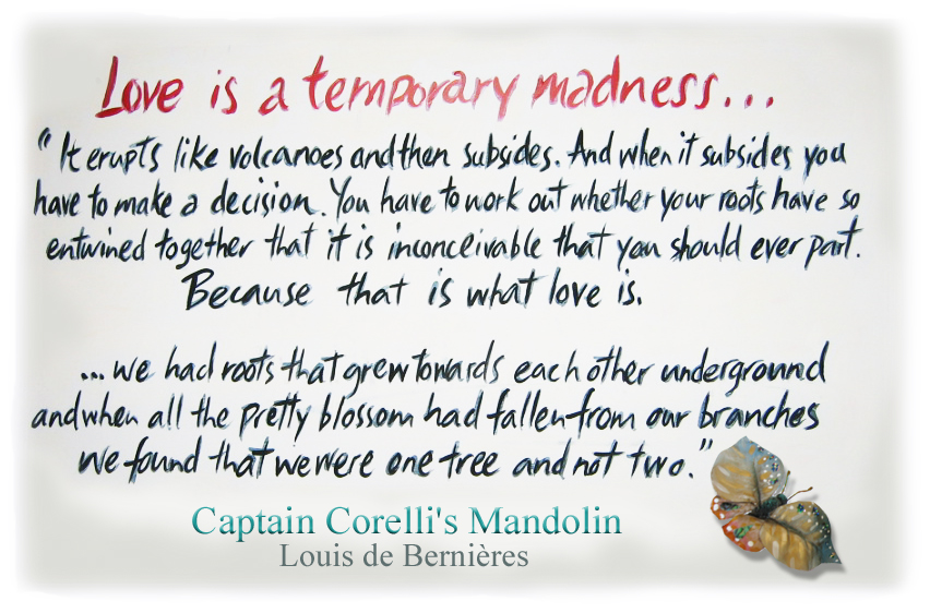 Captain Corelli's Mandolin Quotes. Quotesgram