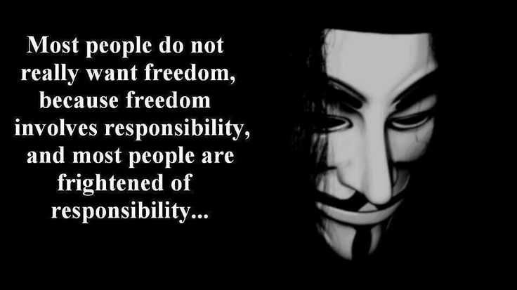 Freedom and responsibility