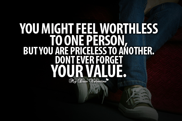 Feeling Worthless Quotes. QuotesGram