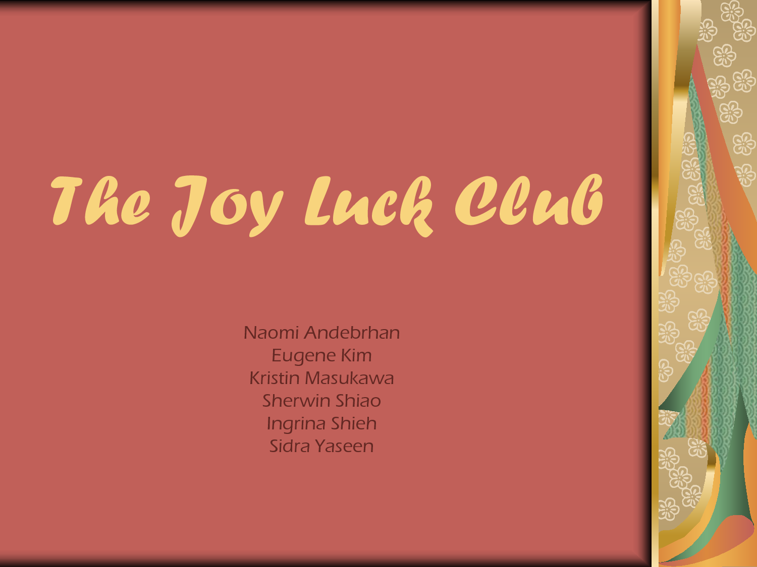 Joy Luck Club Quotes. QuotesGram