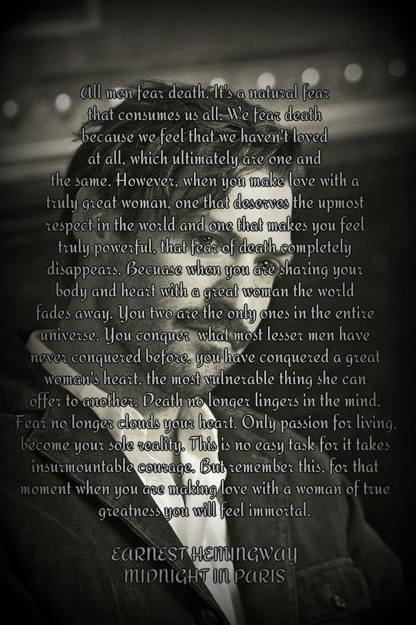 Midnight In Paris Hemingway Quotes. QuotesGram