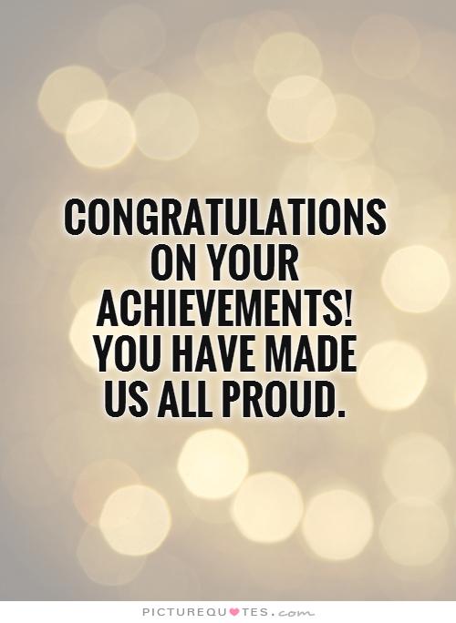 We Are So Proud Of You Quotes QuotesGram