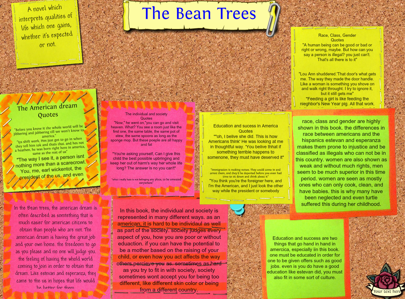 the bean trees the bean trees