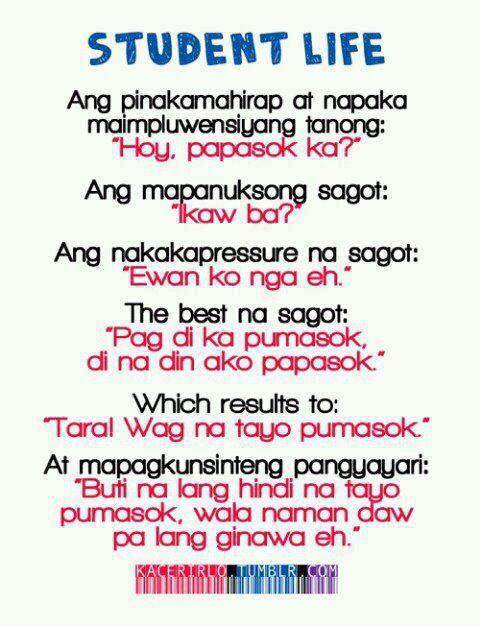 philosophy in life tagalog