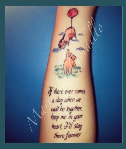 Friends Forever with Winnie the Pooh Tattoos  Ratta TattooRatta Tattoo