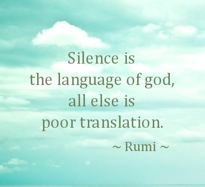 Quotes About Silence Rumi. QuotesGram