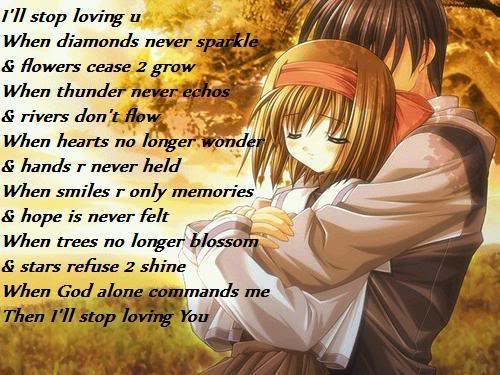 Anime Couple Romantic Quotes gambar ke 20