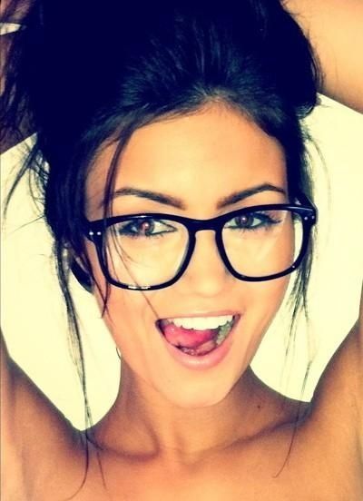 Cute Girl With Glasses Porn