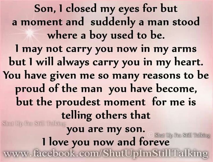 So Proud Of You Son Quotes Quotesgram So Proud Of You Son Quotes Quotesgram