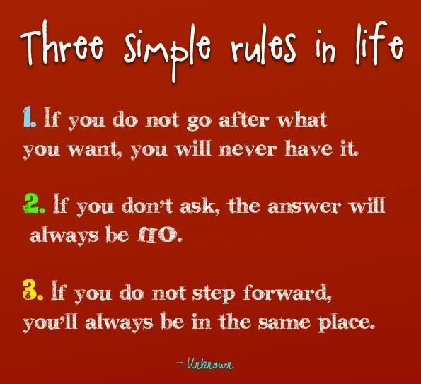 Of life quotes rules 20 Quotes