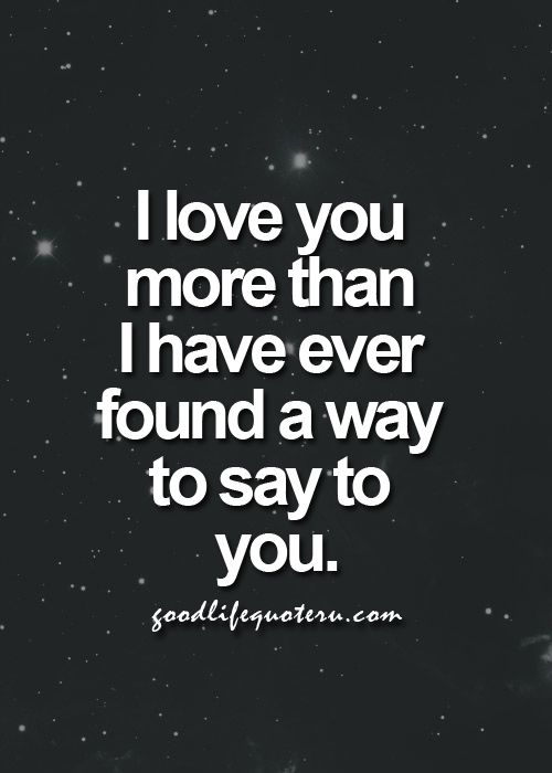 Cute I Love You More Than Quotes. QuotesGram