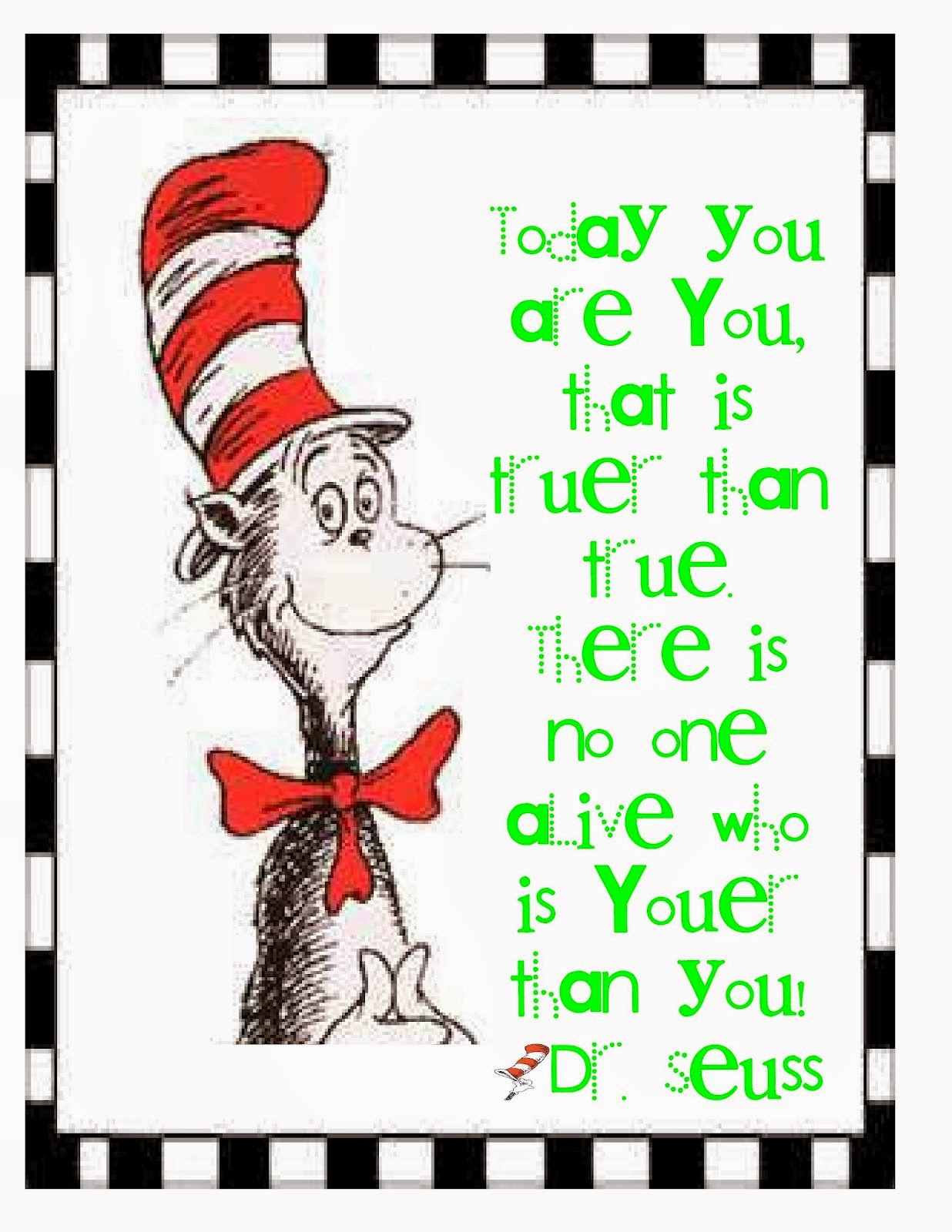 Downloadable Free Printable Dr Seuss Quotes
