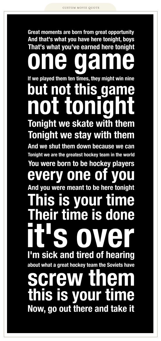 Miracle On Ice Sports Quotes Inspirational Quotesgram