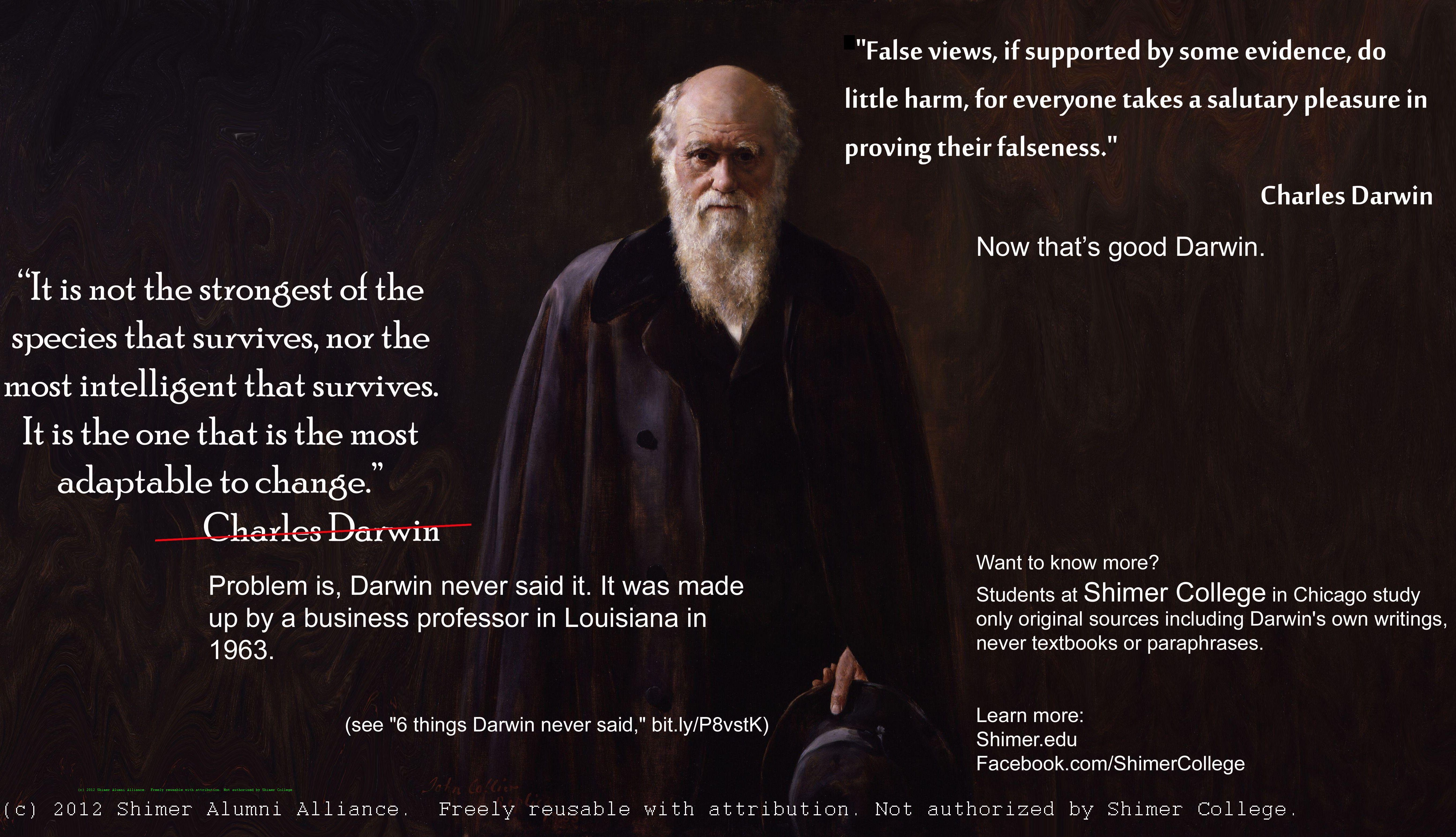 Strongest Charles Darwin Quotes. QuotesGram