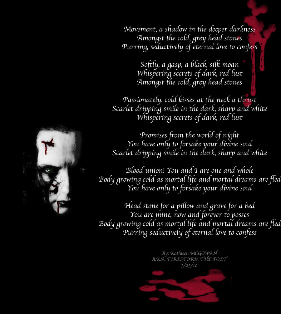 Vampire Love Poems And Quotes. QuotesGram