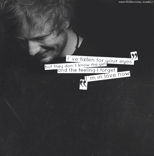 By Ed Sheeran Lyric Quotes Quotesgram
