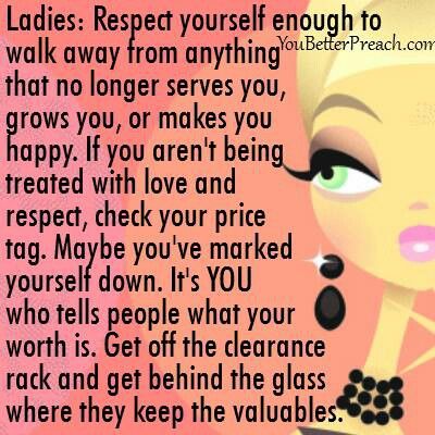 respect yourself quotes for girls