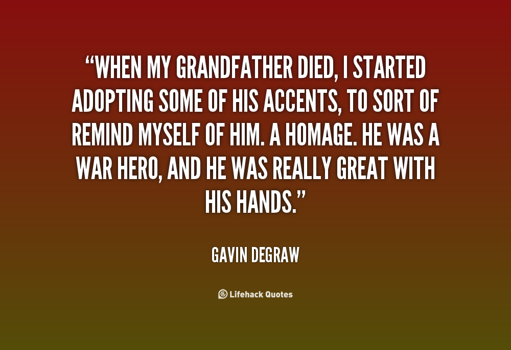 Death Quotes Grandfather. QuotesGram