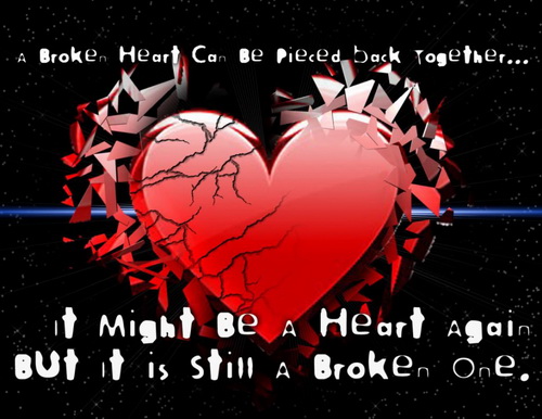 Inspirational Quotes For Broken Heart. QuotesGram