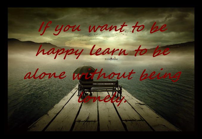 Happy Being Alone Quotes. QuotesGram
