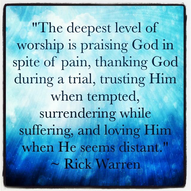 Rick Warren Quotes On Suffering