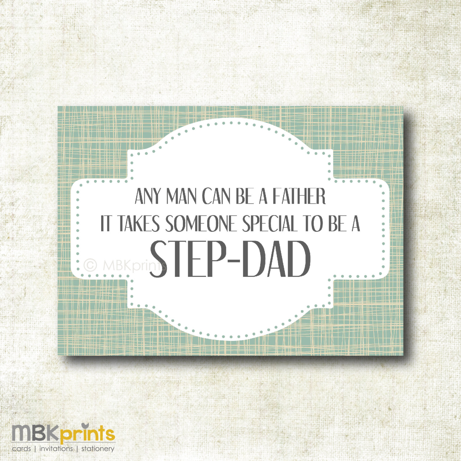 Happy fathers on sale day to stepfather