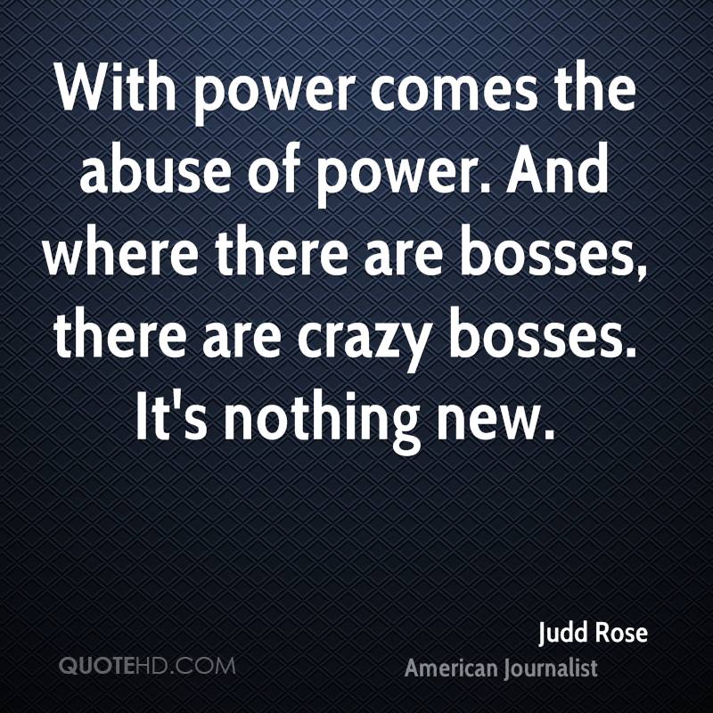 Quotes About Abuse Of Power. QuotesGram
