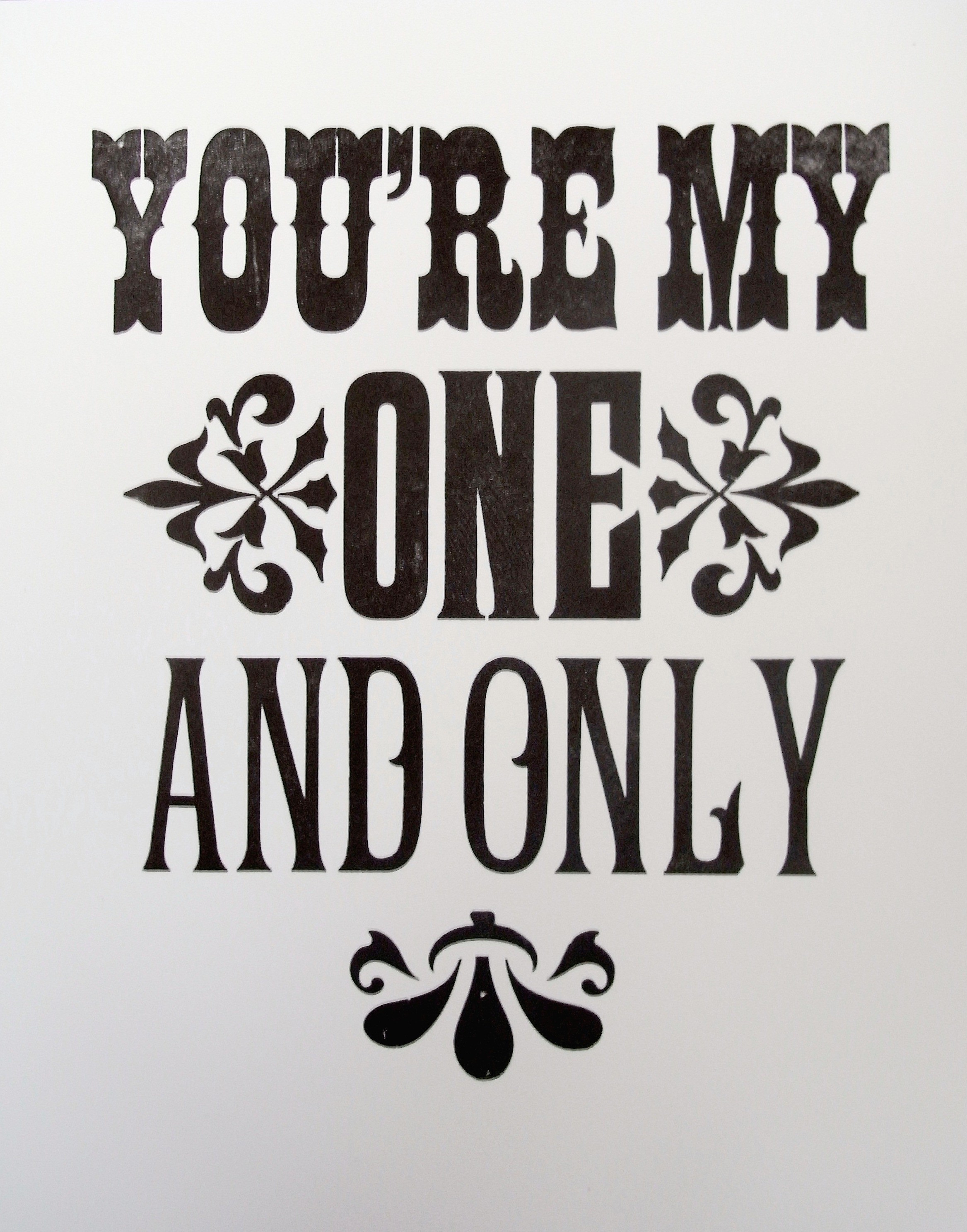 My One And Only - b8tw4kq