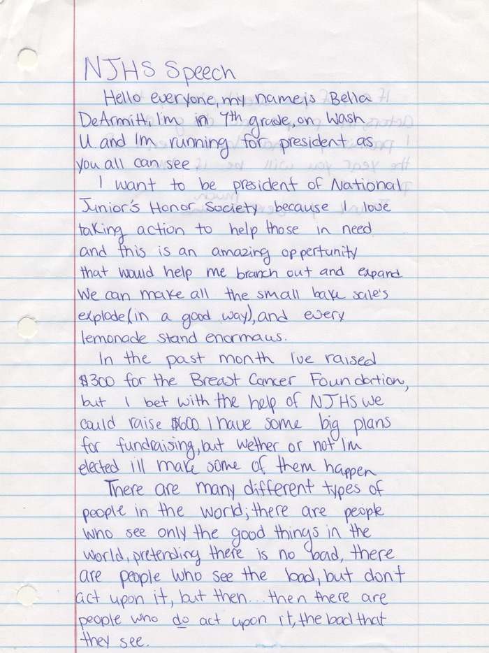 Honor essay