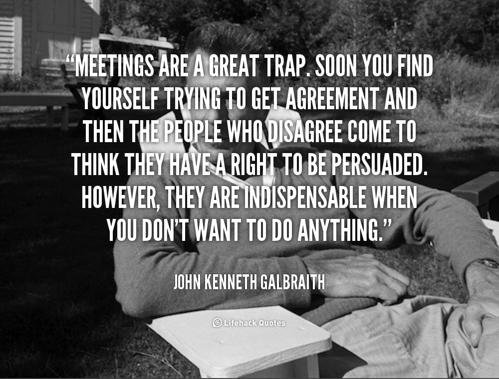 Famous Quotes About Meetings. QuotesGram
