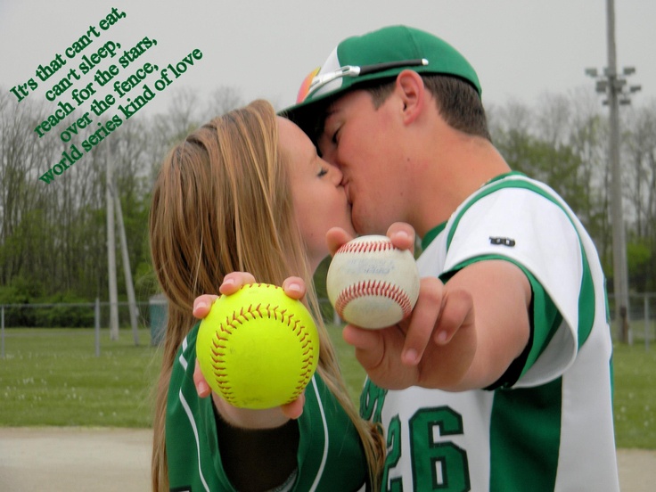 Baseball And Softball Couples Quotes.