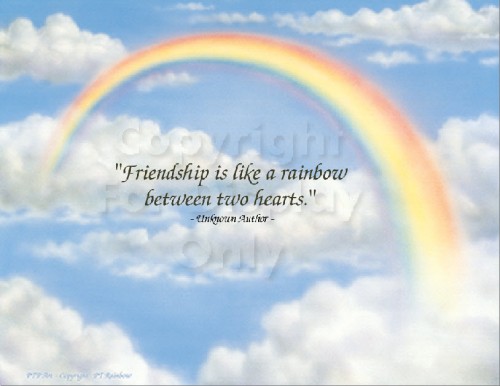 photo Beautiful Rainbow Images With Quotes rainbow friendship quotes quotesgram