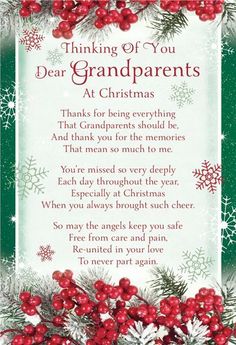 grandparents in heaven poems