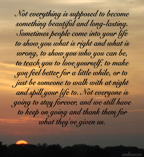Someone Comes Into Your Life For A Reason Quote People Walk Into Your Life Quotes. Quotesgram