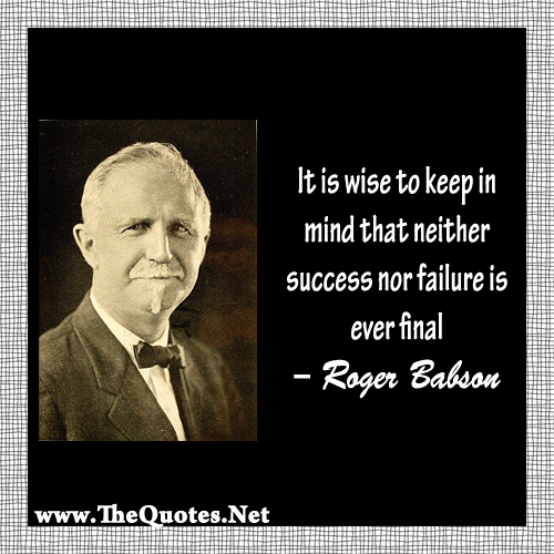 Roger Babson Quotes. QuotesGram