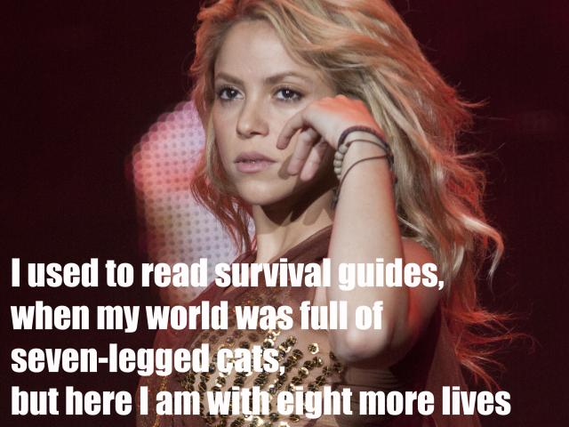 Image result for Shakira with quotes
