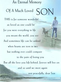 Mother Losing Son Quotes Missing Dead Son Quotes. Quotesgram