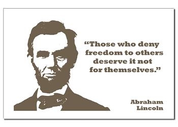 Abraham Lincoln Quotes On Freedom Quotesgram