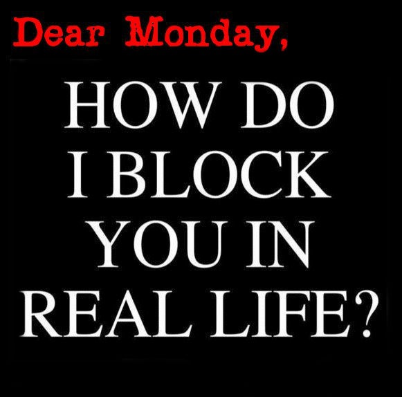 Dear Monday Funny Quotes. QuotesGram