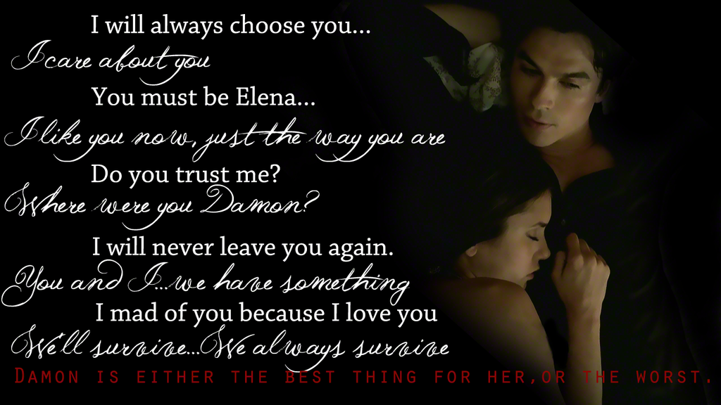 Quotes Vampire Diaries Delena Quotesgram