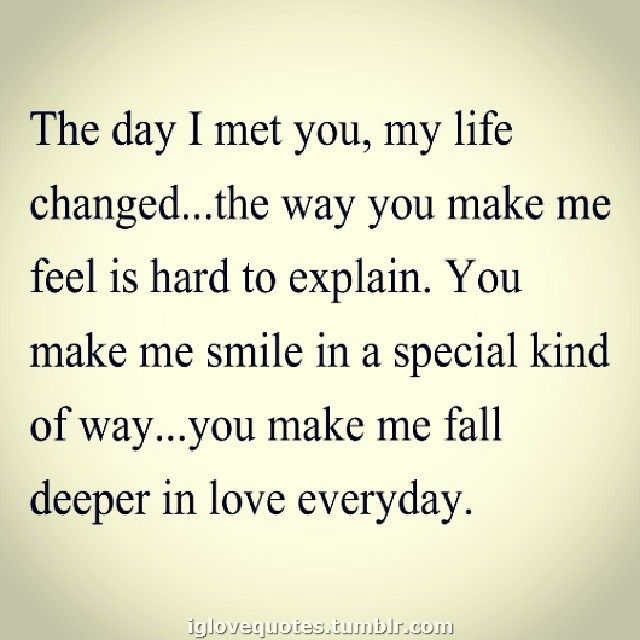 You Changed My Life Quotes. Quotesgram