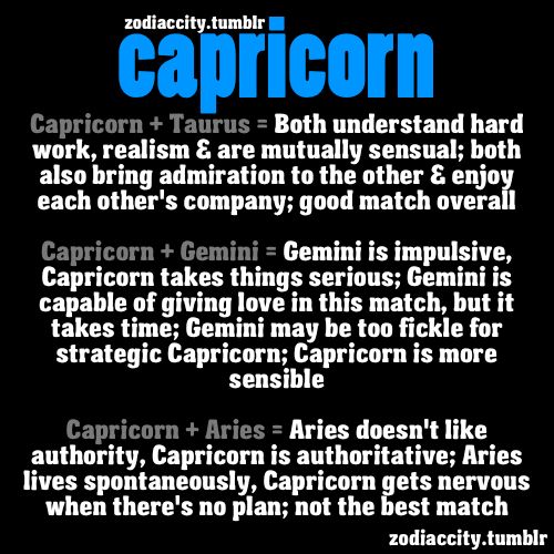 Capricorn taurus and between relationship Capricorn And